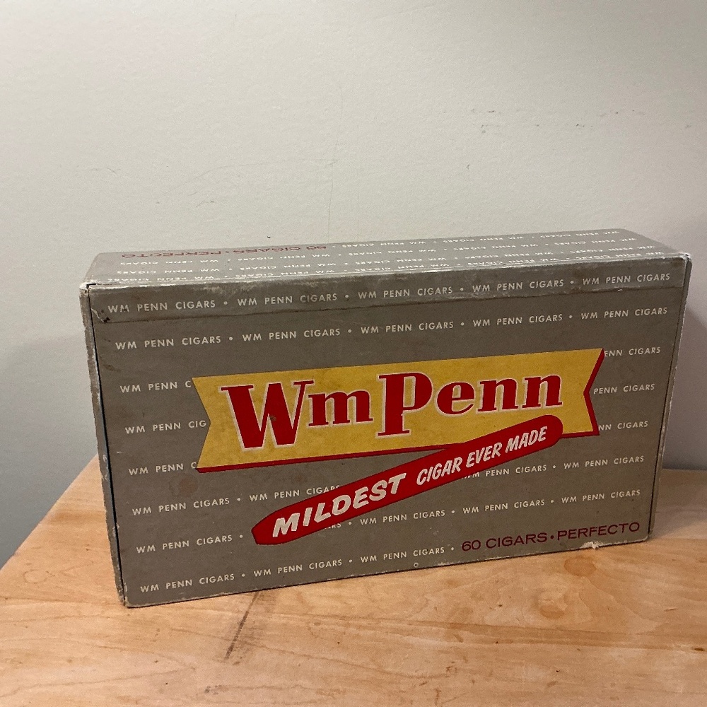 Vintage WmPenn Cigar box
